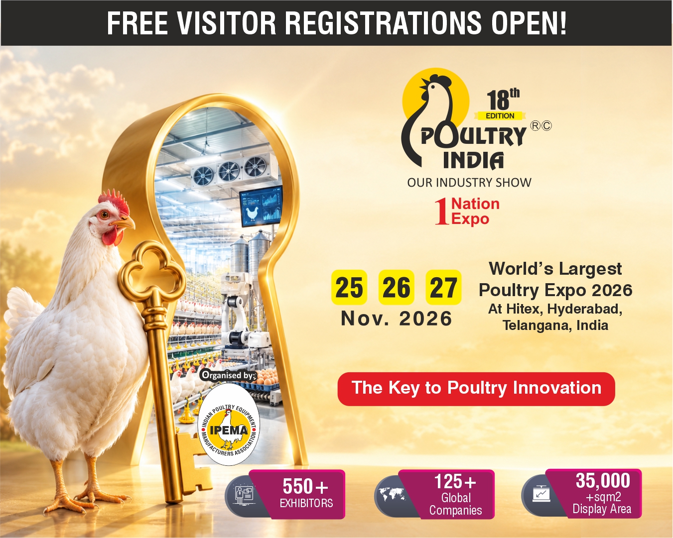 Poultry India 2026 — Free Visitor Registration